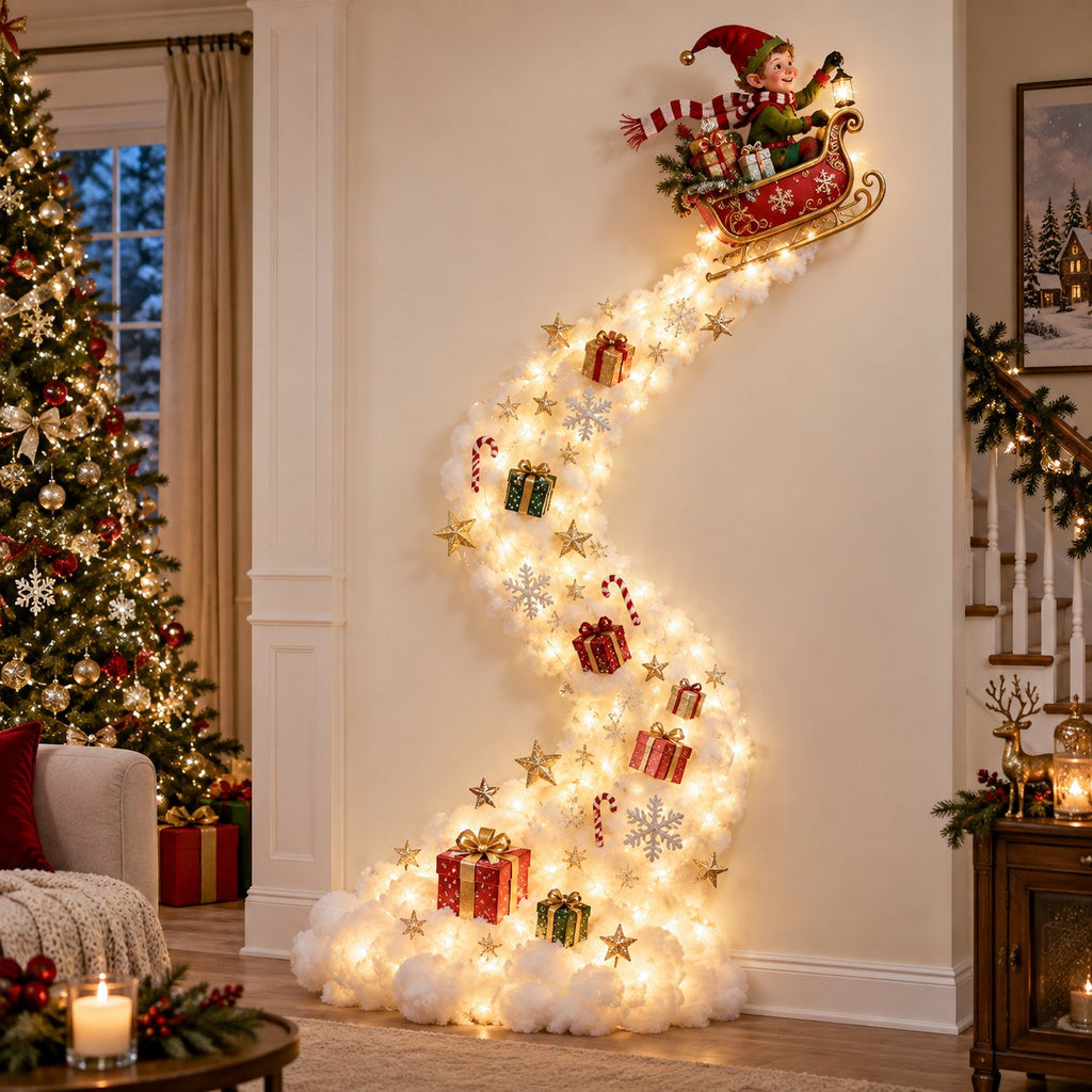✨Julemagisk vegglampe – Litt julemagi rett på veggen din✨