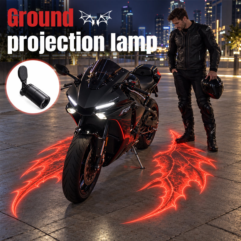 Motorsykkel Djevelvinge Gulvprojeksjonslys