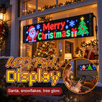 Smart, app-styrt LED-pikseldisplay til jul