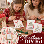 🎄🧵Julesnorkunst-hilsenkort DIY-sett