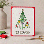 🎄🧵Julesnorkunst-hilsenkort DIY-sett