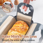 Kryssformet gjenbrukbar bakeform i silikon🍞