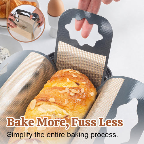 Kryssformet gjenbrukbar bakeform i silikon🍞