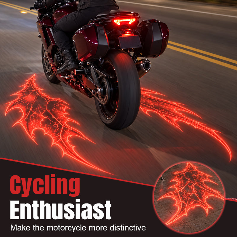 Motorsykkel Djevelvinge Gulvprojeksjonslys
