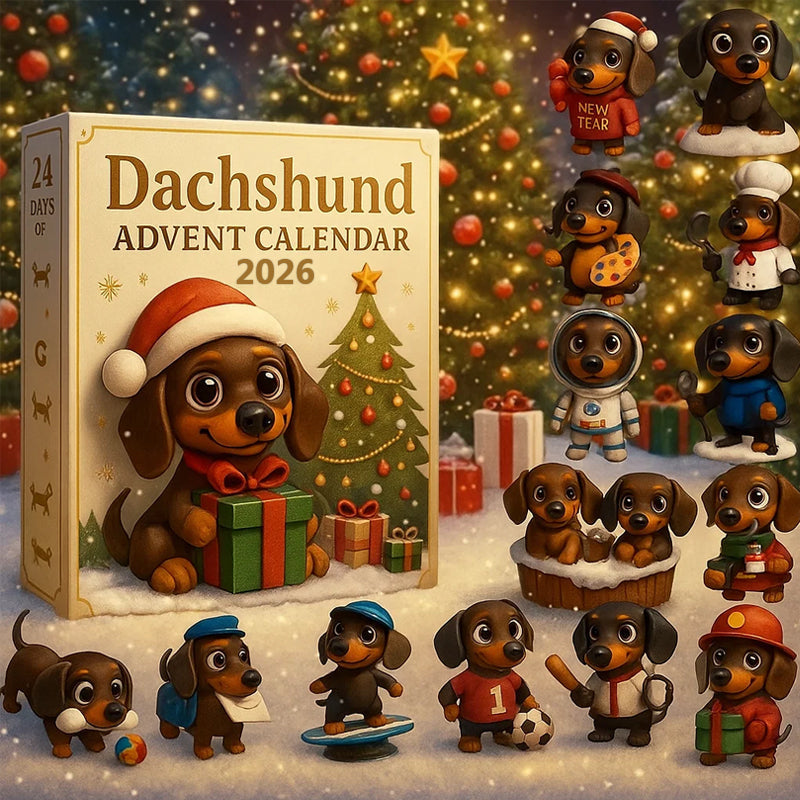 🐾 Dachshund adventskalender 2026