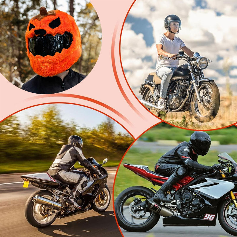 🤘 Morsomme Dyreformede Motorsykkelhjelmtrekk