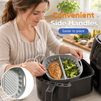 🍽️ Varmebestandig stekebrett med slippbelegg og inndeling til airfryer