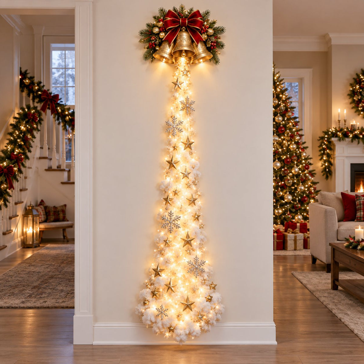 ✨Julemagisk vegglampe – Litt julemagi rett på veggen din✨