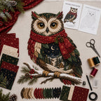 🔥Last Day 49% OFF - 🎄🎅Christmas Woodland Wildlife DIY Patchwork Kit – ✨Create a Festive Handmade Keepsake (📦Buy 2 Free Shipping)