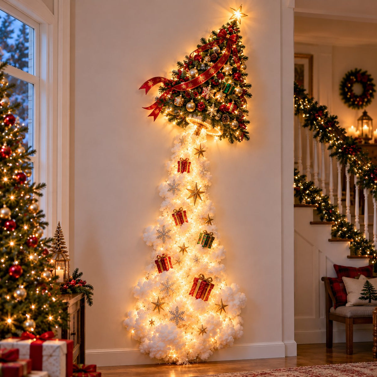 ✨Julemagisk vegglampe – Litt julemagi rett på veggen din✨