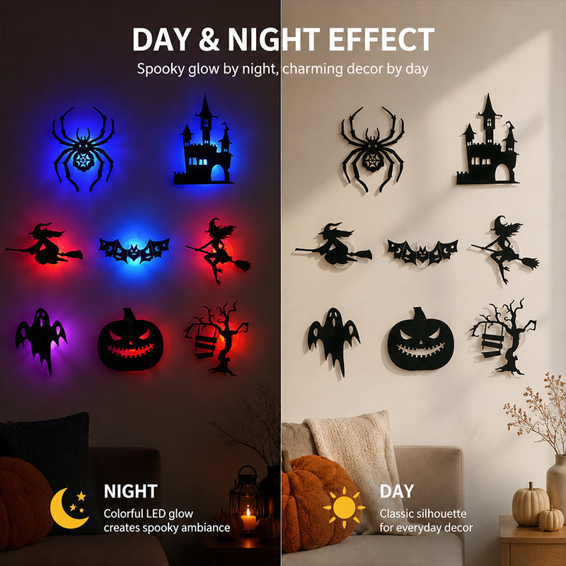 🎃 Halloween LED Wall Decor Lights
