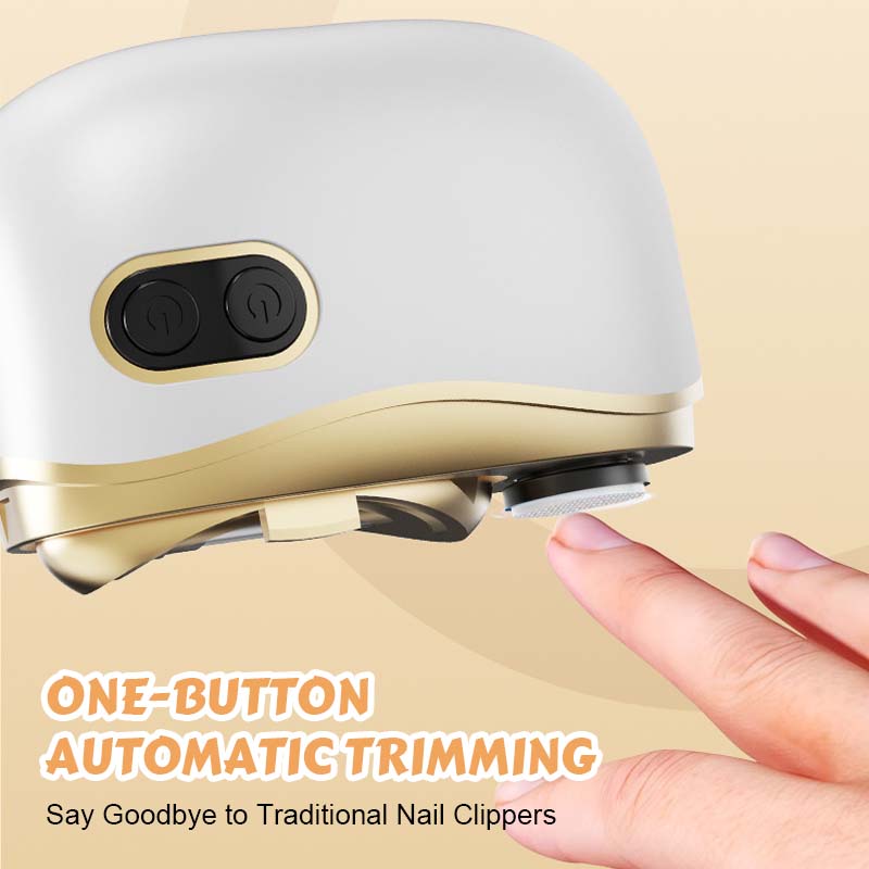 ✨ Elektrisk og trygg negleklipper | Automatisk klipping · Trygg for barn · Perfekt for hele familien