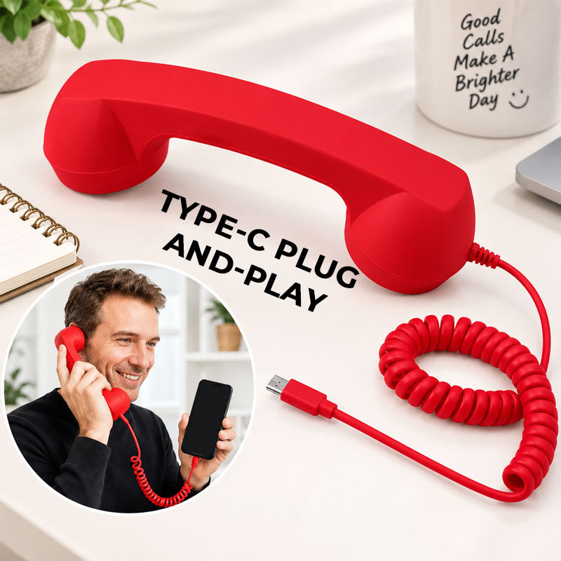 Retrotelefonrør for telefoner med Type-C