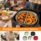 🍽️ Varmebestandig stekebrett med slippbelegg og inndeling til airfryer