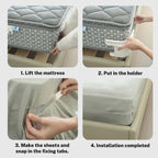 Invisible bed sheet fastener – Make your bed sheets look like new!
