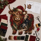 🔥Last Day 49% OFF - 🎄🎅Christmas Woodland Wildlife DIY Patchwork Kit – ✨Create a Festive Handmade Keepsake (📦Buy 2 Free Shipping)