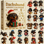 🐾 Dachshund adventskalender 2026