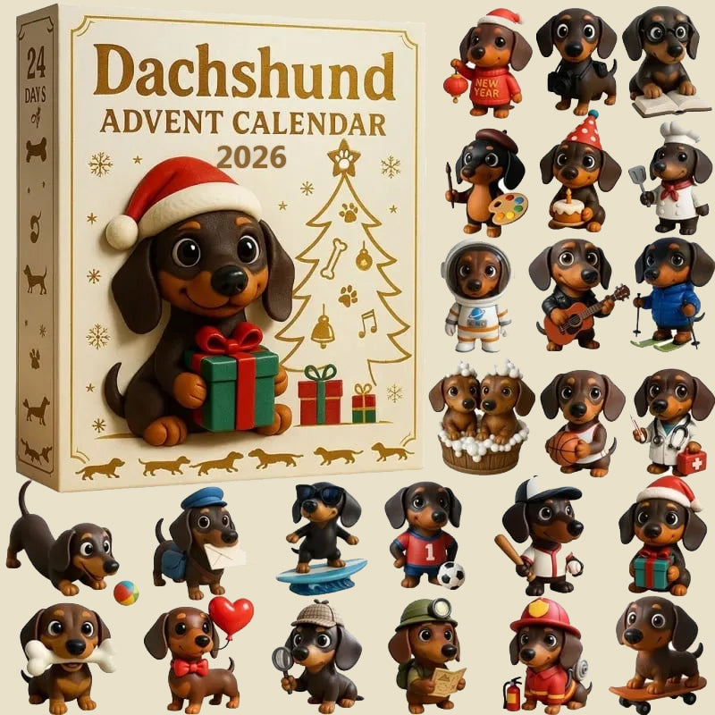 🐾 Dachshund adventskalender 2026