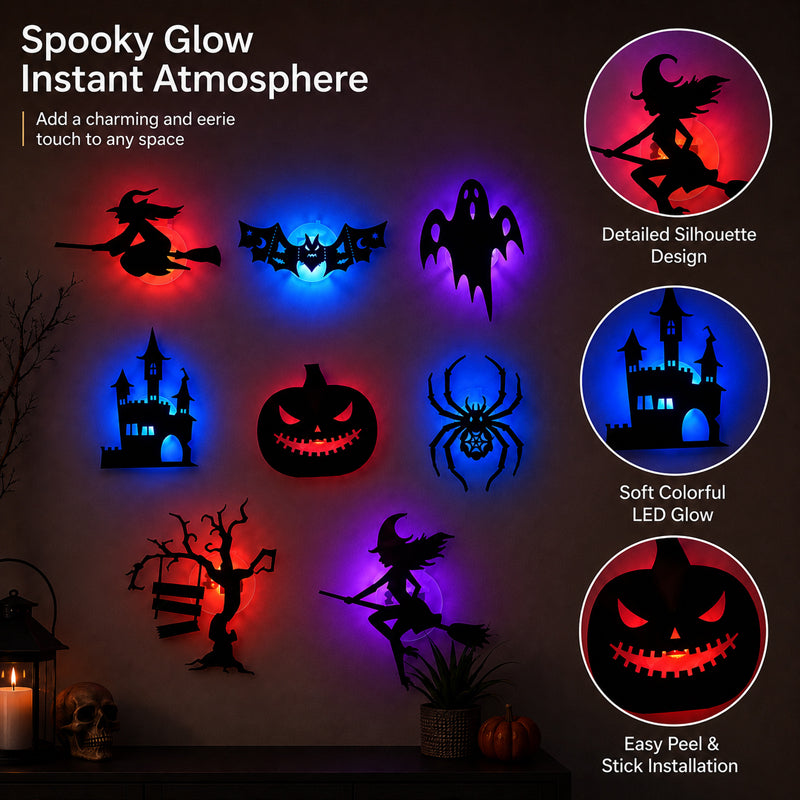 🎃 Halloween LED Wall Decor Lights