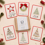 🎄🧵Julesnorkunst-hilsenkort DIY-sett