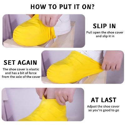 Waterproof Latex Shoe Covers For Outdoor Use