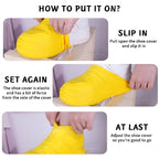 Waterproof Latex Shoe Covers For Outdoor Use