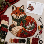 🔥Last Day 49% OFF - 🎄🎅Christmas Woodland Wildlife DIY Patchwork Kit – ✨Create a Festive Handmade Keepsake (📦Buy 2 Free Shipping)