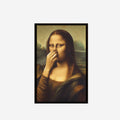 🎄 Julekampanje: 40 % rabatt i en begrenset periode 🔥 Kunsttrykk av «Mona Lisa» som holder seg for nesen (treramme inkludert)
