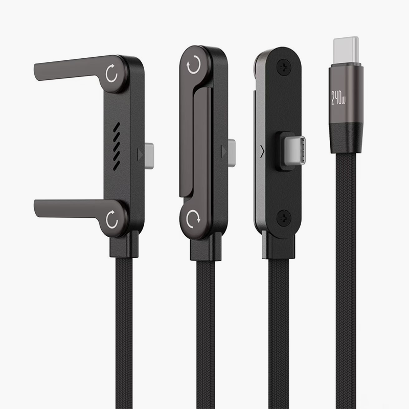 Multifunksjonell telefonholder med ladekabel