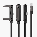 Multifunksjonell telefonholder med ladekabel