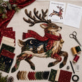 🔥Last Day 49% OFF - 🎄🎅Christmas Woodland Wildlife DIY Patchwork Kit – ✨Create a Festive Handmade Keepsake (📦Buy 2 Free Shipping)