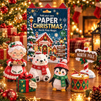 Hobbysett med papir til jul – Brett og lag dine egne juledekorasjoner