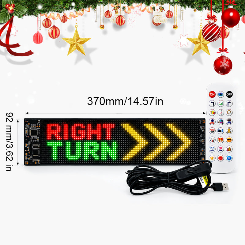 Smart, app-styrt LED-pikseldisplay til jul