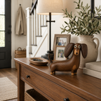 💡Sjarmerende dachshund-skulptur i treutseende