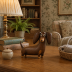 💡Sjarmerende dachshund-skulptur i treutseende