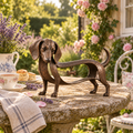 🐾 Dachshund-skulptur i vintagestil – en tidløs klassiker / Dachshund-pynt i smijern (vintagestil)