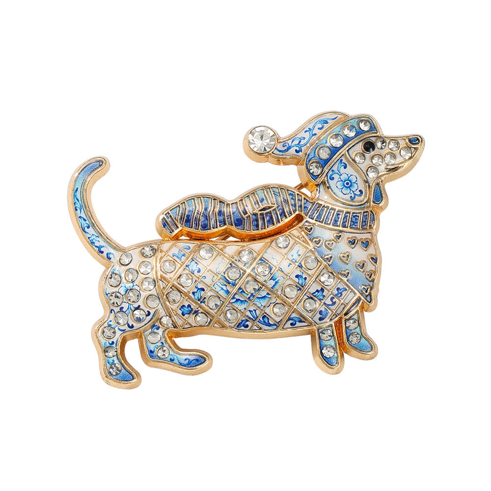 Dachshund-brosje i begrenset opplag