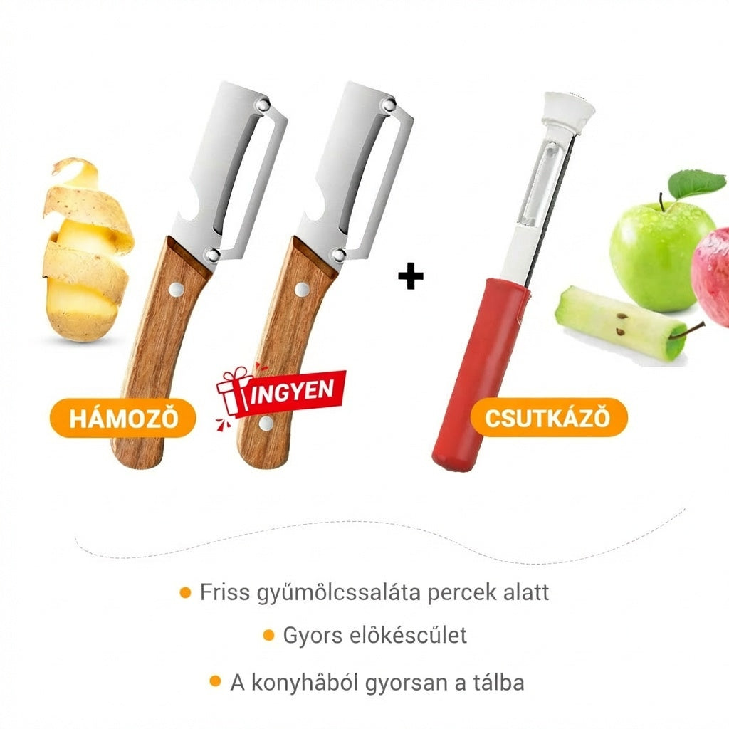 🔥354 termék maradt!🥕Többfunkciós Konyhakés