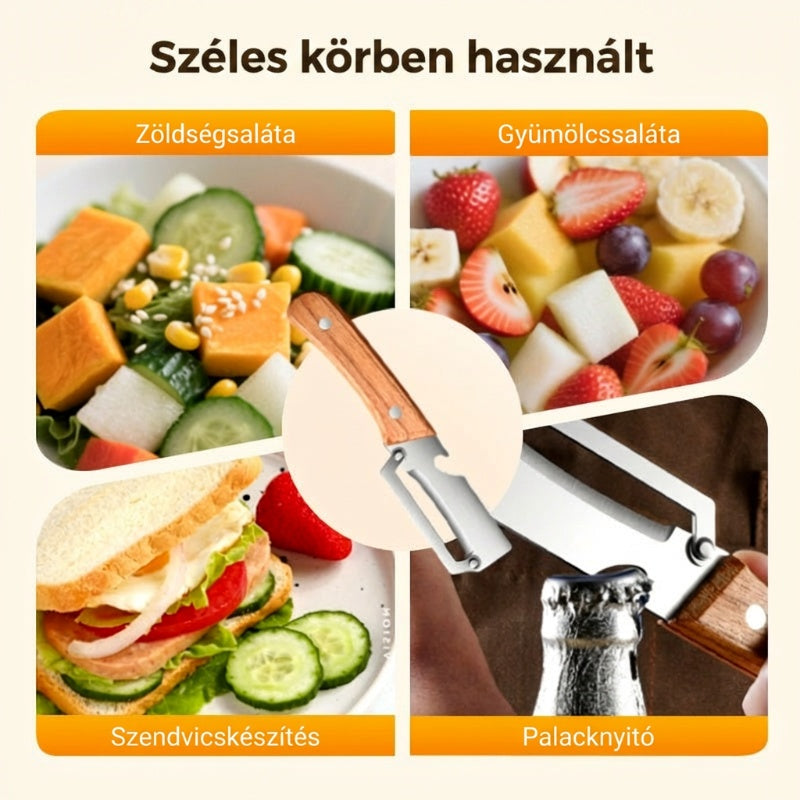 🔥354 termék maradt!🥕Többfunkciós Konyhakés