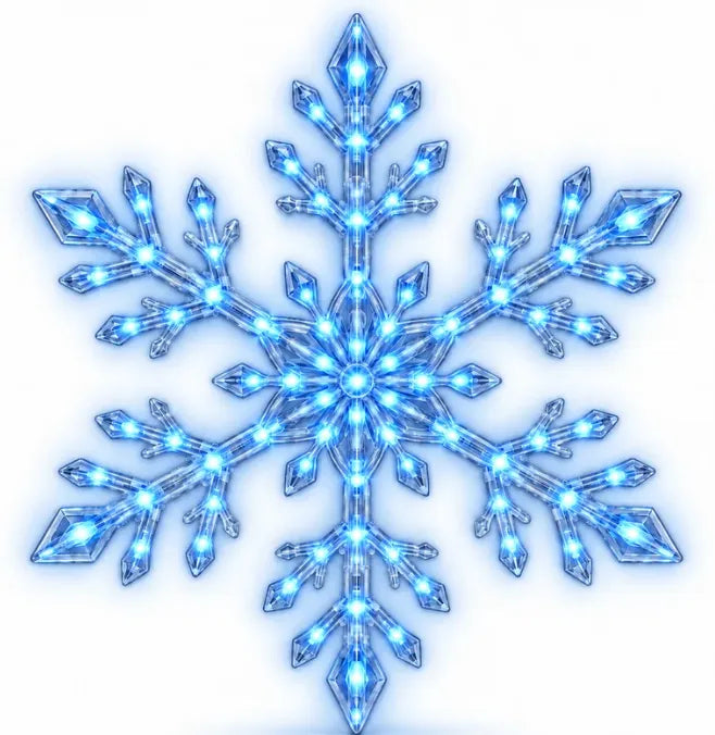 ❄️ LED-snøfnugg-vegglamper ✨