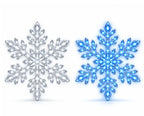 ❄️ LED-snøfnugg-vegglamper ✨