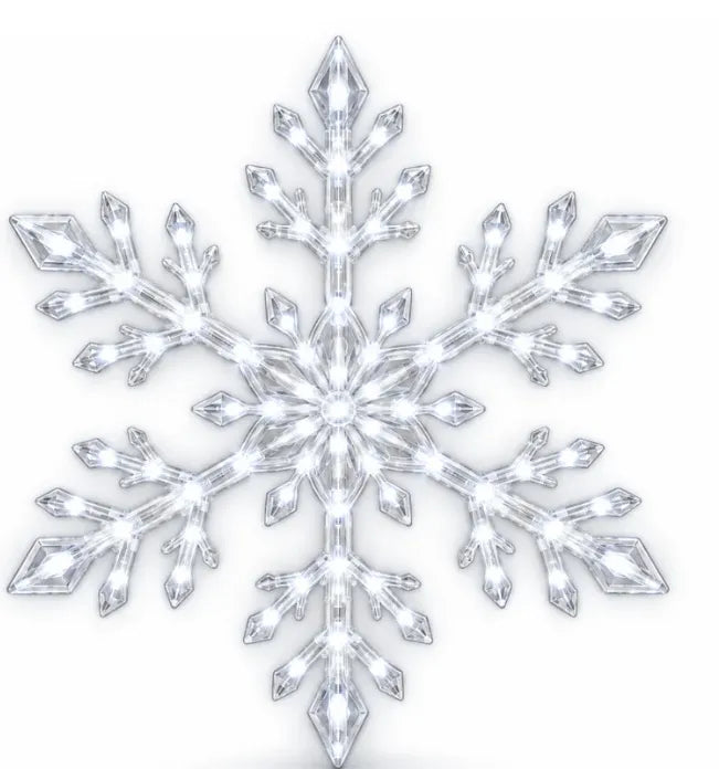 ❄️ LED-snøfnugg-vegglamper ✨