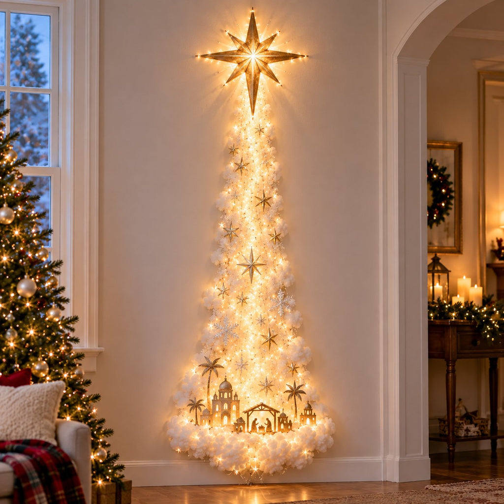 ✨Julemagisk vegglampe – Litt julemagi rett på veggen din✨