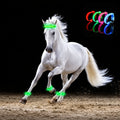 🐎 LED-benstropper for hester – sett med 4 deler | Sikkerhetslys for nattridning ✨