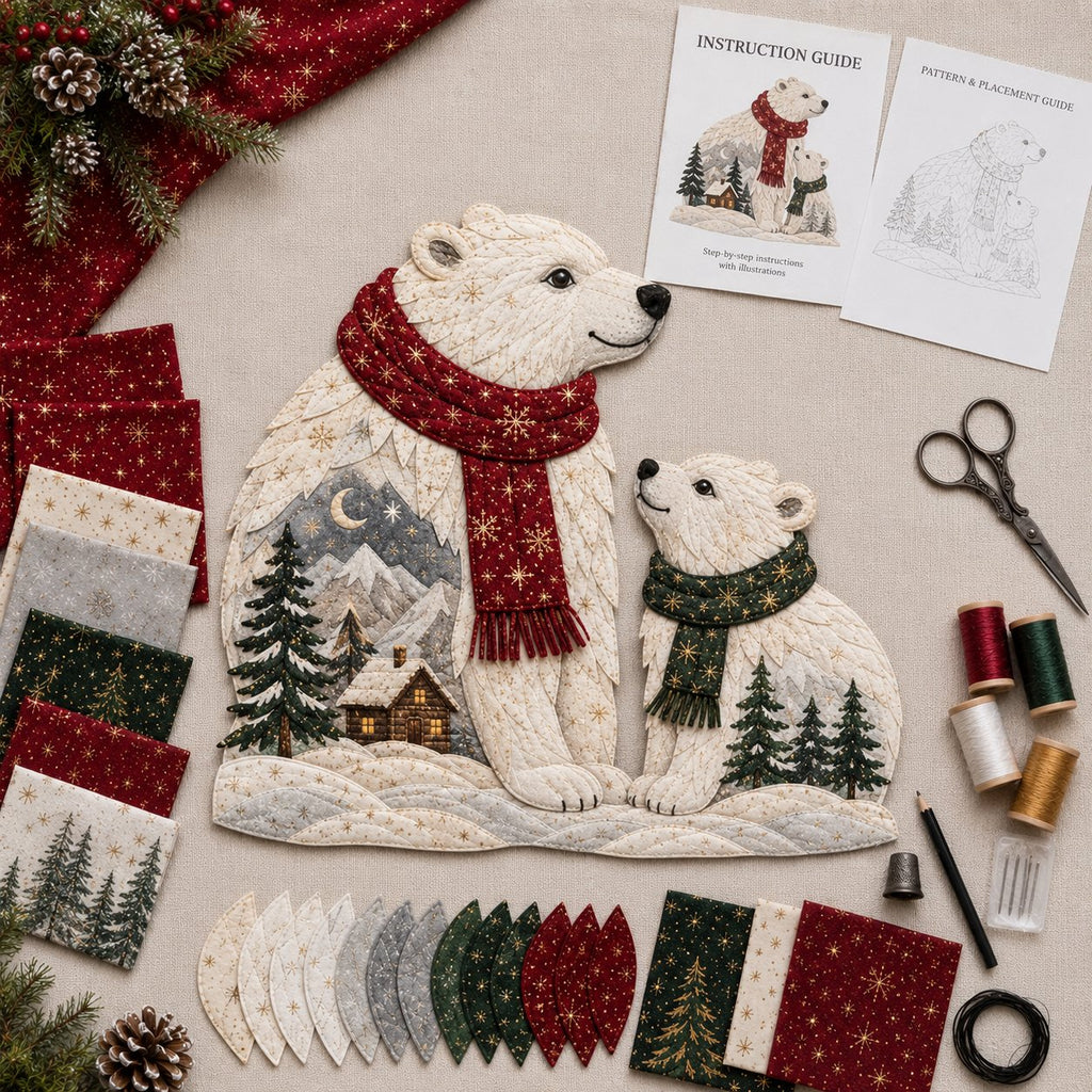 🔥Last Day 49% OFF - 🎄🎅Christmas Woodland Wildlife DIY Patchwork Kit – ✨Create a Festive Handmade Keepsake (📦Buy 2 Free Shipping)