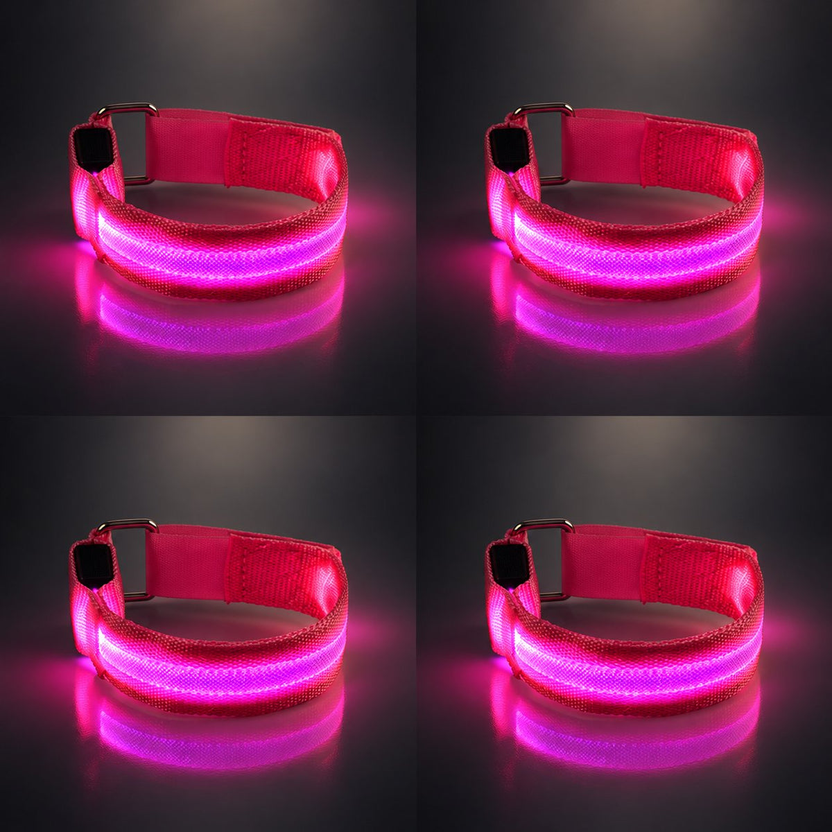 🐎 LED-benstropper for hester – sett med 4 deler | Sikkerhetslys for nattridning ✨