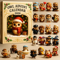 🦉2026 Ugle-adventskalender – 24-dagers nedtelling til jul med samleobjekter av ugle