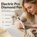 🖊Elektrisk Diamantpenn for Diamond Painting – Trådløs og Presis